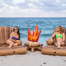 Inflatable Campfire Floating Cooler
