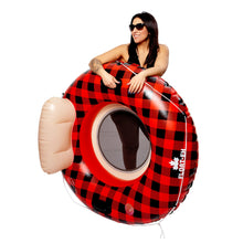 Buffalo Plaid Checkered River Tube for Floating