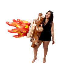 Campfire firepit inflatable floating beverage cooler