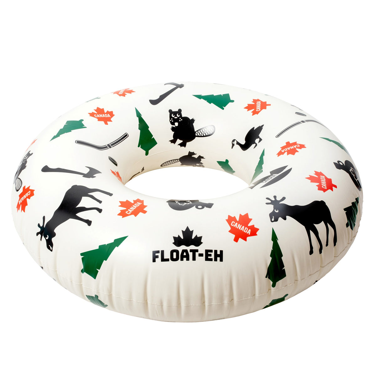 Oh Canada Tube - Canadian Symbols Inflatable Water Activity Tube ...