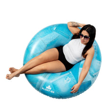 Canadian Tuxedo Inflatable Tube Denim Pool Float