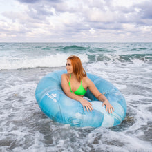 Inflatable Denim Canadian Tuxedo Pool Tube Float