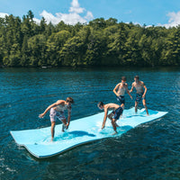 Large Floating Water Lily Pad Mat on the Lake