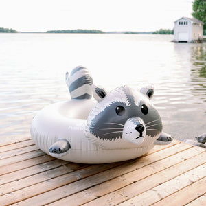 Inflatable Raccoon Pool Float