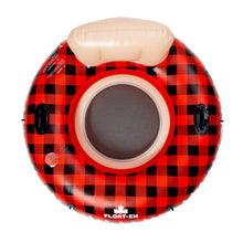 Buffalo Plaid Checkered River Tube for Floating