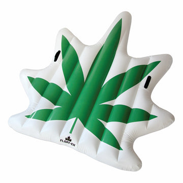 Dope Float - Inflatable Cannabis Leaf Water Activity Float for Pool & Lake