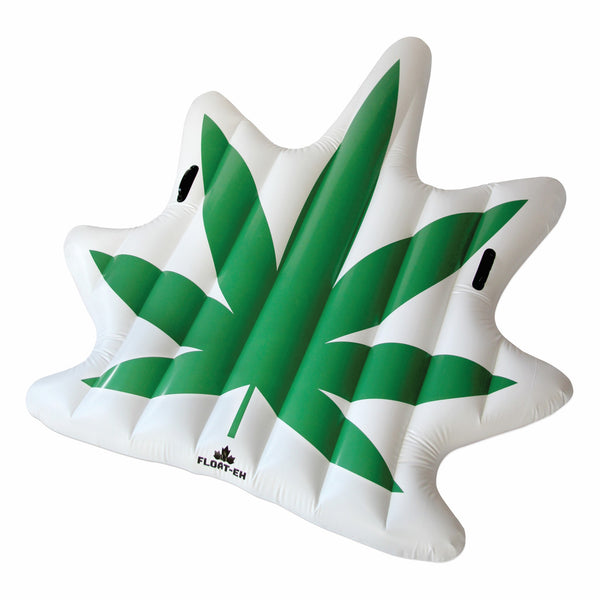 Dope Float - Inflatable Cannabis Leaf Water Activity Float for Pool & Lake