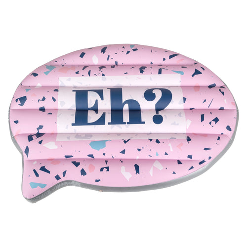 Speech Bubble Inflatable Pool and Lake Float for Adults - Float-Eh