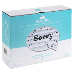 Speech Bubble Sorry Pool Float Box